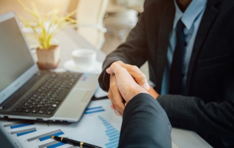 Business people shaking hands partner successful team leader and Business people shaking hands partner successful team leader and business meeting.